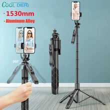 Wireless Selfie Stick Tripod Stand With Bluetooth Shutter