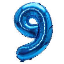 32inch Rainbow Gradient Number Foil Balloons