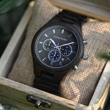 BOBO BIRD Ebony Wood Watch