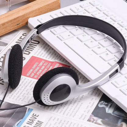 Wired Headphone with Microphone Universal Adjustable