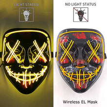 The Purge Horror Wireless LED Glow Mask