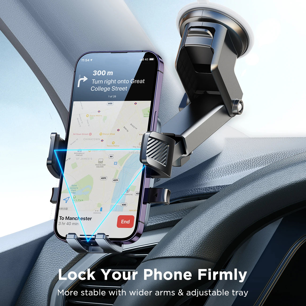 Joyroom Universal Car Mount Phone Holder with Suction Cup Base
