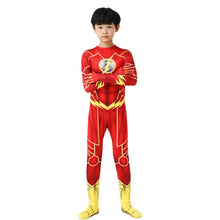 Kid Flash Costume Set with Headgear And Mask
