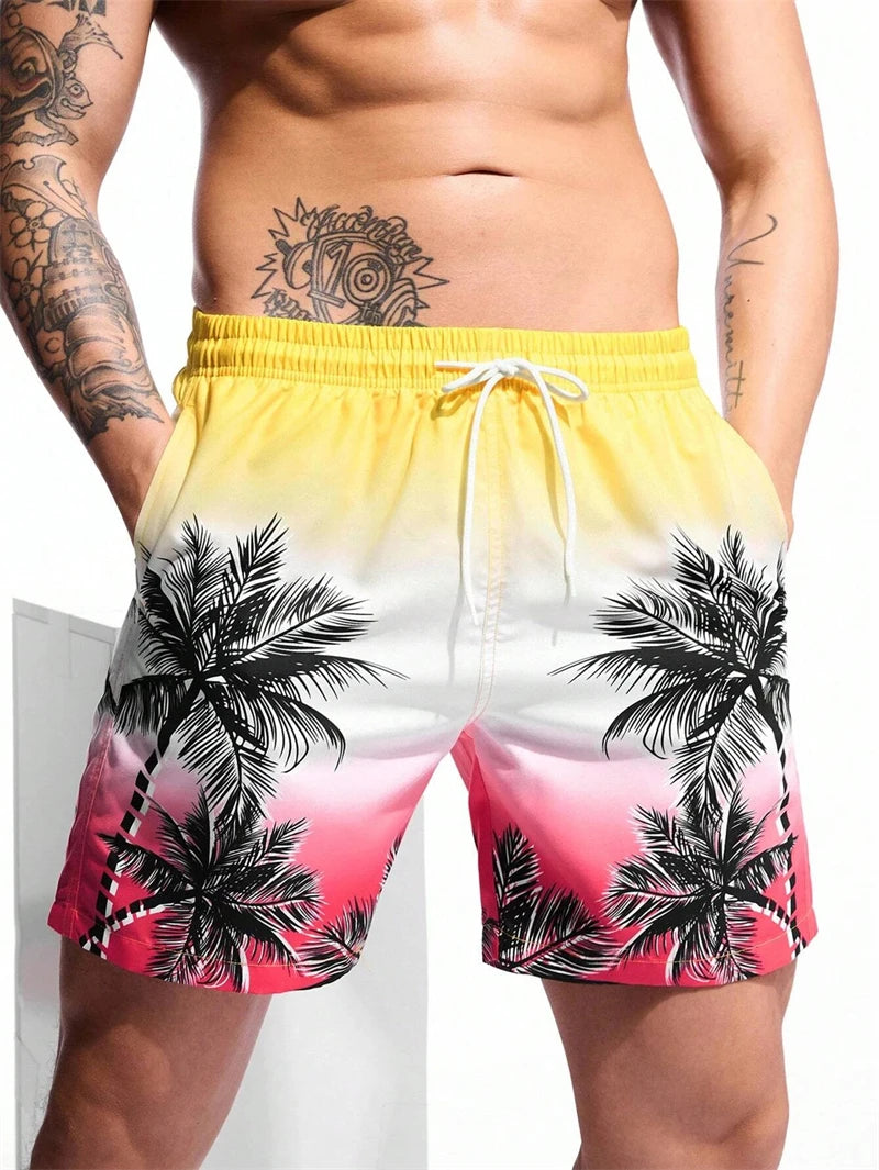 Vintage 3D Printed Board Shorts