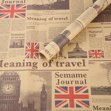 Retro Crafting Wrapping Paper