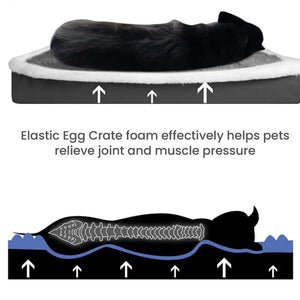 Washable Dog Bed Mat with Zipper