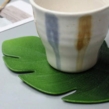 Plant Turtleback Leaf Placemat Waterproof Non-slip Anti-scald Decorative Mat