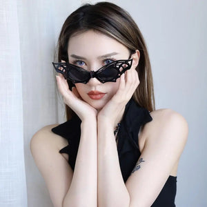 Halloween Retro Bat Shape Sunglasses