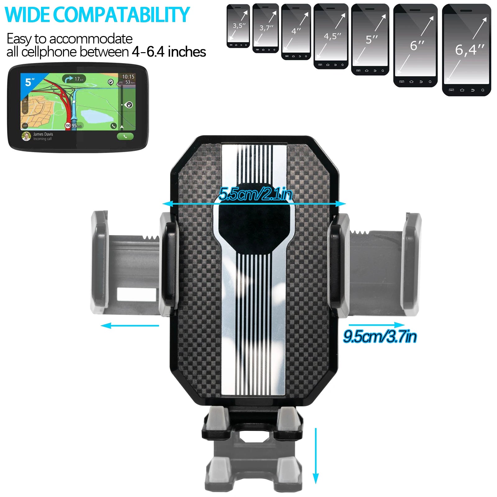360 Rotation Universal Cell Phone Holder Stand