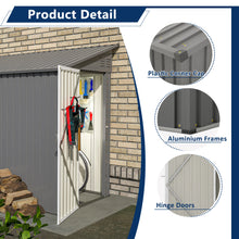 4' x 8' Metal Wall Side Storage Sheds & Outdoor Storage
