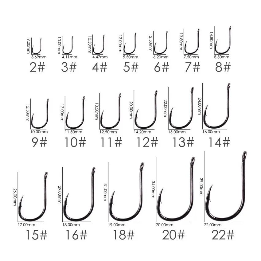 40-100pcs Fishing Hook