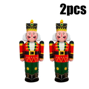 3PCS Christmas Inflatable Toy Balloon Soldier Snowman