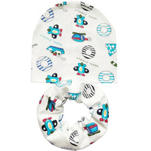 Cartoon Dinosaur Baby Head Scarf Hat Set