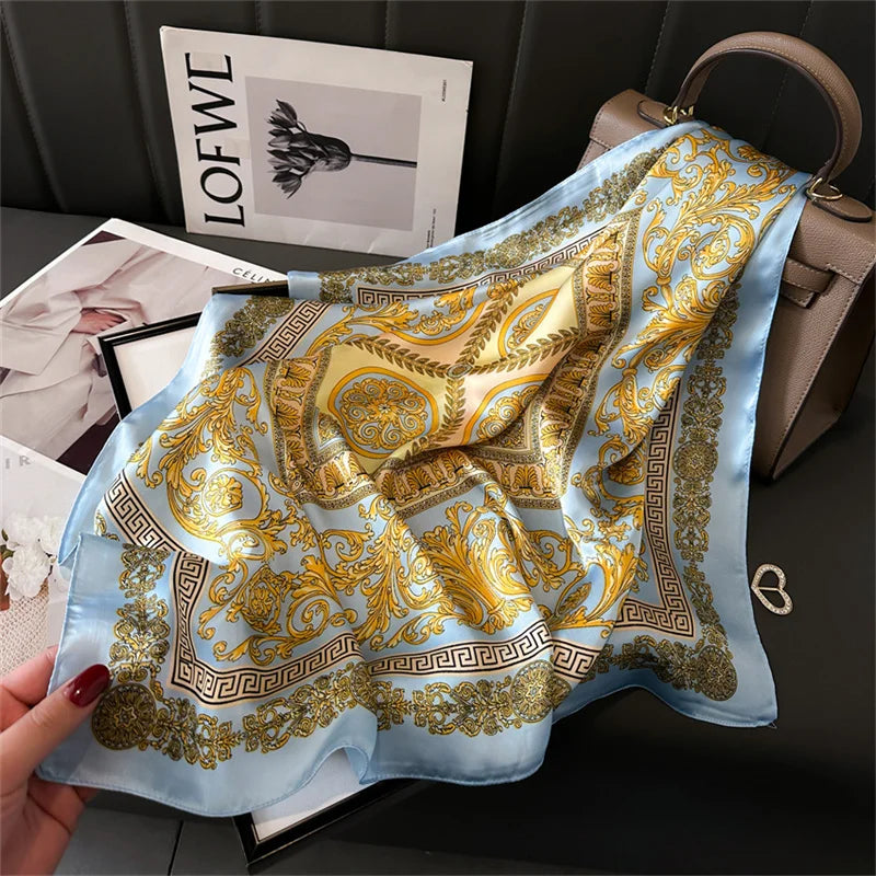 Printed Pashmina Silk Scarf