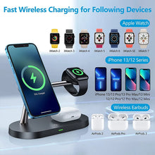 3 in 1 Wireless Charger Stand For iPhone & Apple Watch & Airpods
