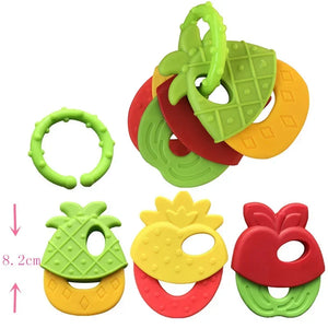 Silicone Fruit Shaped Teething Ring