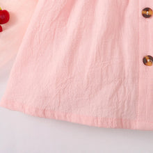 2PCS Baby Girl Pink Short Sleeve Dress with Cute Shoulder Bag