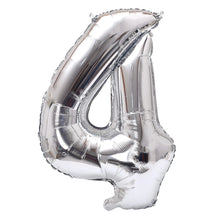 32inch Rainbow Gradient Number Foil Balloons