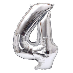 32inch Rainbow Gradient Number Foil Balloons