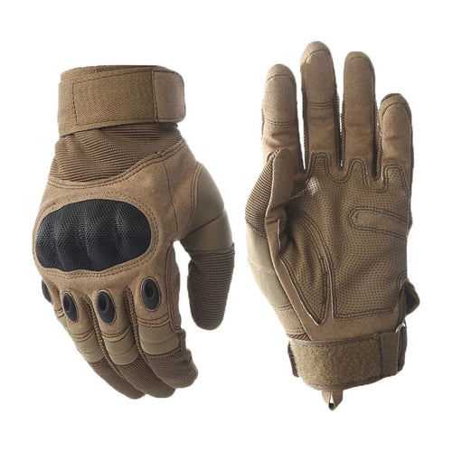 Super Fiber Leather Hard Shell Tactical Gloves