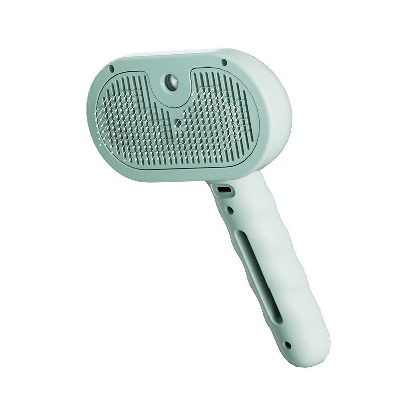 Pet Steam Massage Brush Safe Round Head Soft Teeth Spray Removal Comb