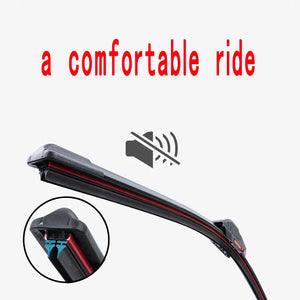 Universal Car Windshield Wiper Blades Soft Double Layer