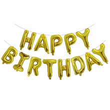 13pcs Happy Birthday Decoration Balloons Pink Blue Letter Foil Ballons Set Birthday Party Decor Air Globos Balony Anniversaire