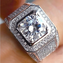 925 Sterling Silver Ring With Zircon Crystals