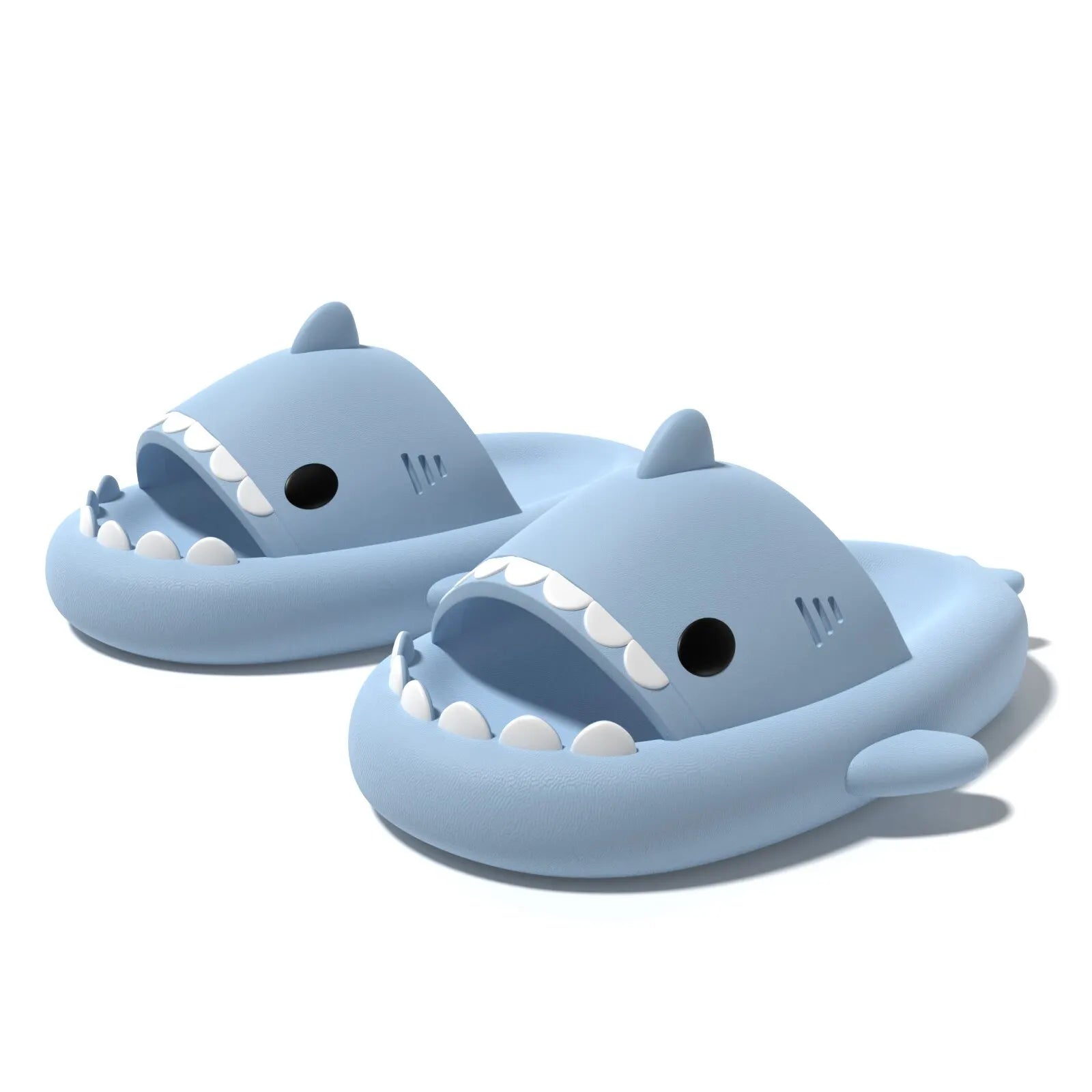 Soft Cloud Platform Shark Slippers