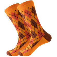 Happy Colorful Striped Combed Cotton Socks