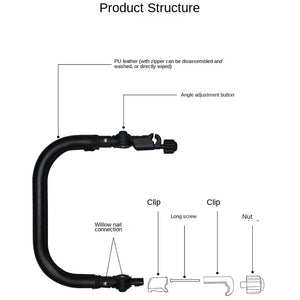 Universal Armrest Adjustable Handlebar