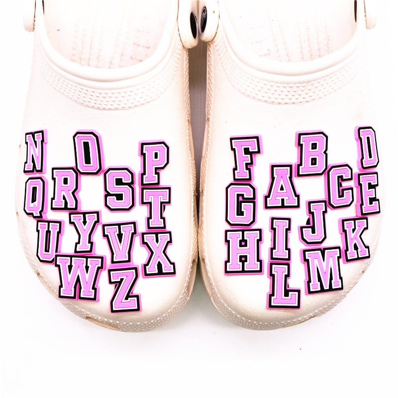 Letter Accented Sandal Charms