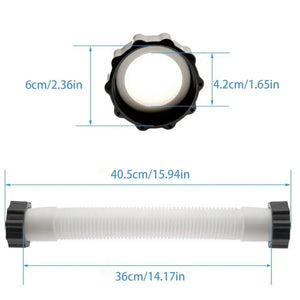 Pool Pump Hose Quick-Connect Flexible Replacement Hose