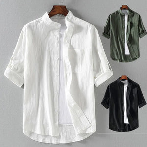 Mid-sleeve Fashionable Short-sleeved Shirt