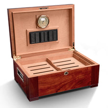 CIGARLOONG Natural Cedar Wood Lining with Hygrometer Cigar Humidor