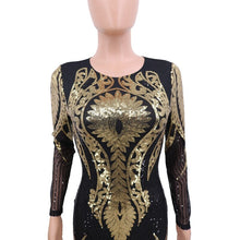 Gold Sequined Full Body Jumpsuit