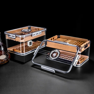 Portable Sealed Cigar Box Humidor