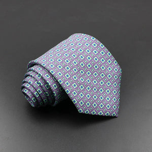 Silk 7.5cm Soft Colorful Novelty Necktie