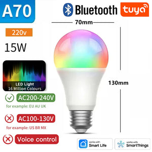 TNCE Tuya E27 WIFI Zigbee Bluetooth Dimmable Light with Alexa Google Home