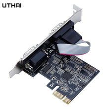 UTHAI Pcie To Two Serial Ports RS232 Interface Industrial Control Computer Expansion Card