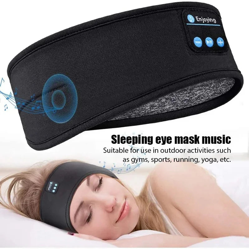 Headband Style Bluetooth Elastic Wireless Headphones