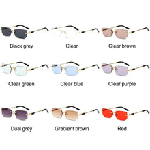 UV400 Rimless Rectangle Sunglasses