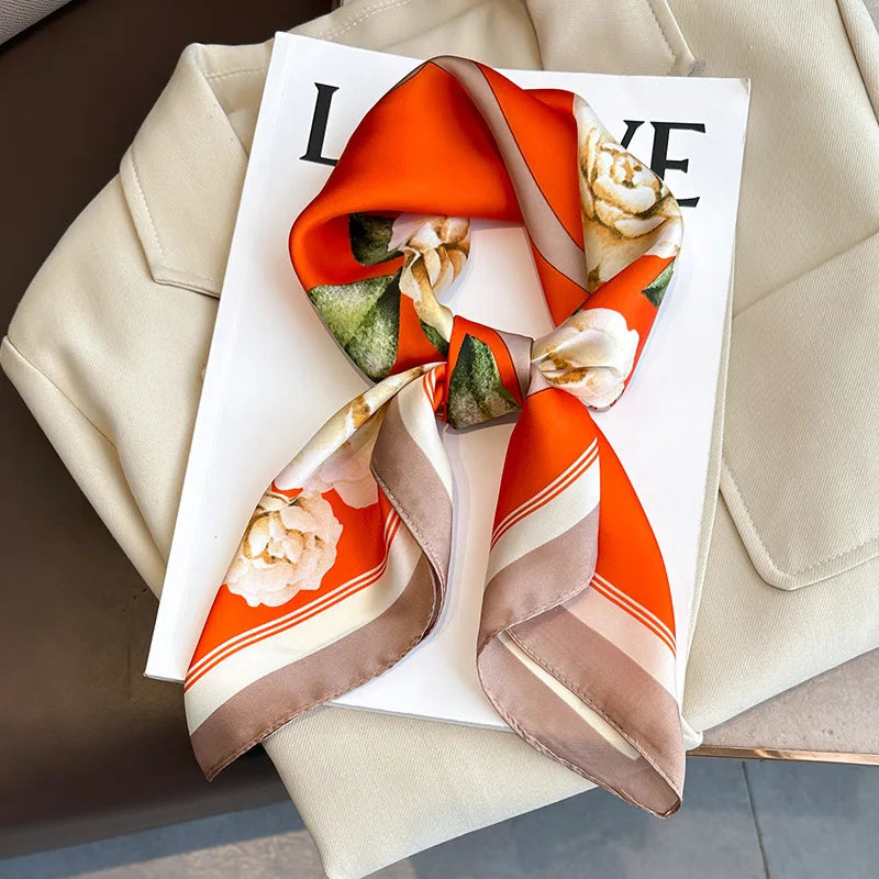 Printed Pashmina Silk Scarf