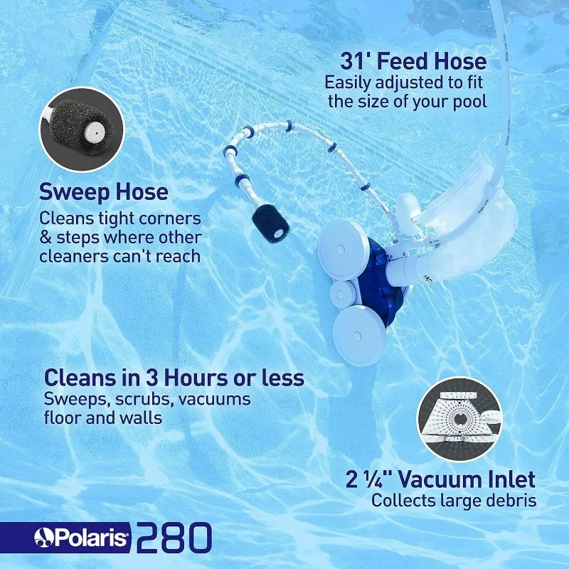 Polaris Vac-Sweep 280 Pressure Side Pool Cleaner