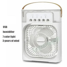 3 In 1 Small Air Cooler LED Night Light Portable Humidifier