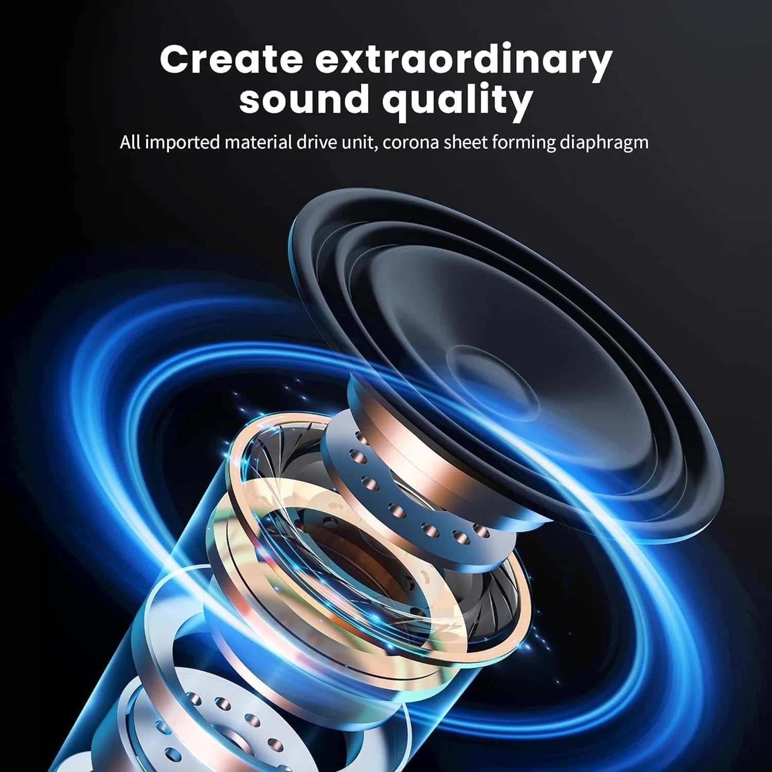 P2961 Bluetooth 5.3 Headphone Over HIFI Stereo Sports Noise Reduction Headset