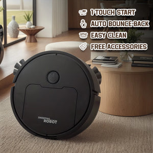 Intelligent Auto Boost Night Mode Thin Design Three-in-one Automatic Sweeping Robot Vacuum/Mop