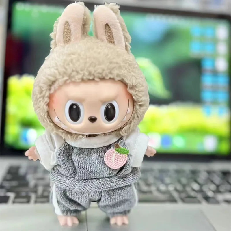 17cm Cute Mini Plush Doll Clothes