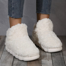 Warm Solid Color Slipper Boots