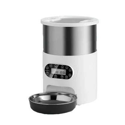 Cat Timing Smart APP Stainless Steel Double Meal Cat Feeder